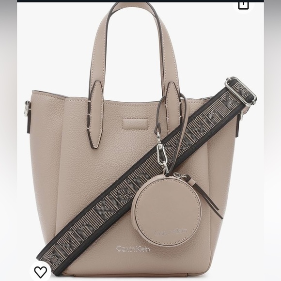 NWT Calvin Klein Millie Cross Body Tote- Bag Size OS (Color Black). - Picture 7 of 8